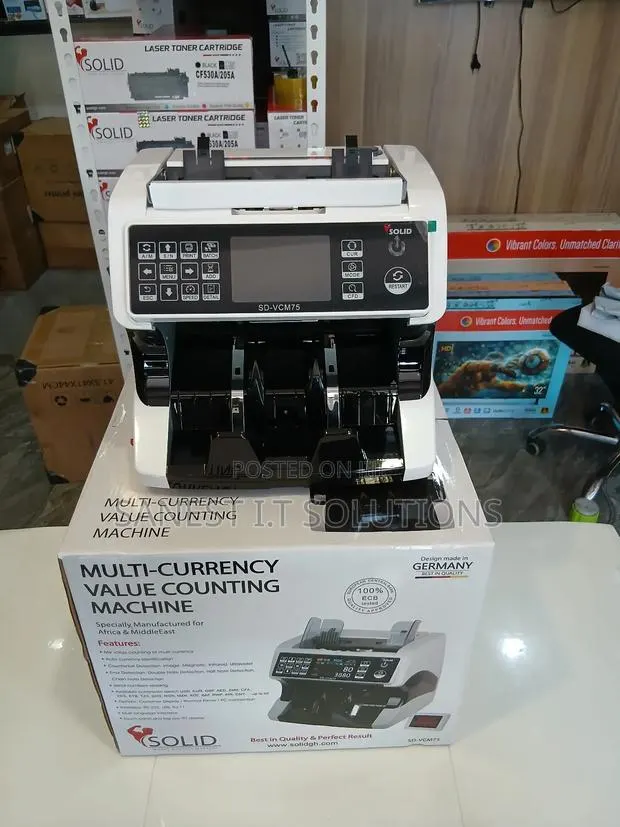 Solid Multi Currency Mixed Value Money Counting Machine · Photo 1