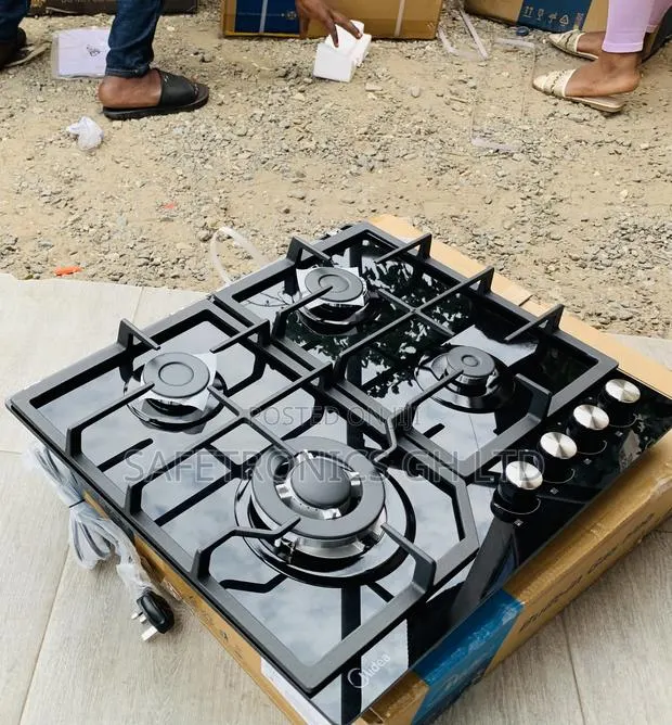 Best Massive Midea 4 Burner 60cm Gas Hob – Black (60GJ084) · Photo 1