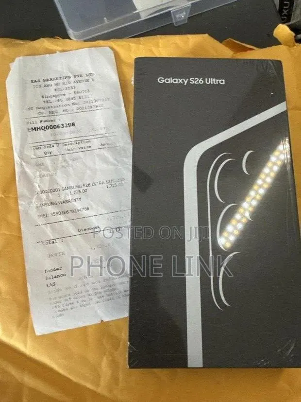 New Samsung Galaxy S26 Ultra 5G 512 GB White · Photo 1