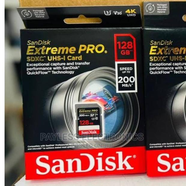 Sandisk 128gb Extreme Pro Camera Memory Card · Photo 1