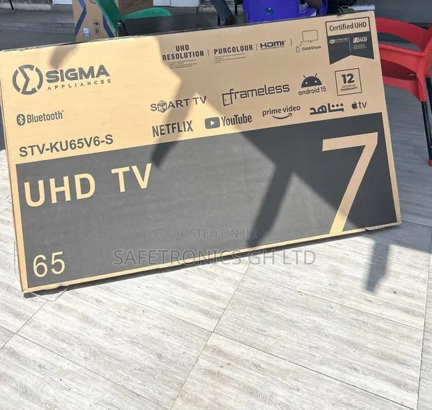 Order Ultra 65 Inch Sigma Led Smart Digital Satellite Tv · Photo 1