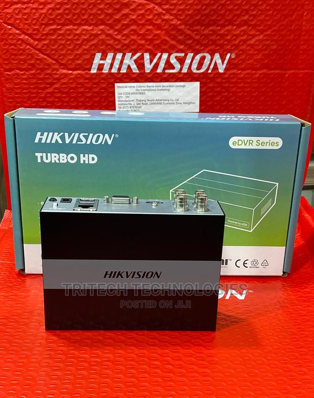 Hikvision 4ch DVR 2mp EDVR (1080P) With 1tb SSD HDD · Photo 3