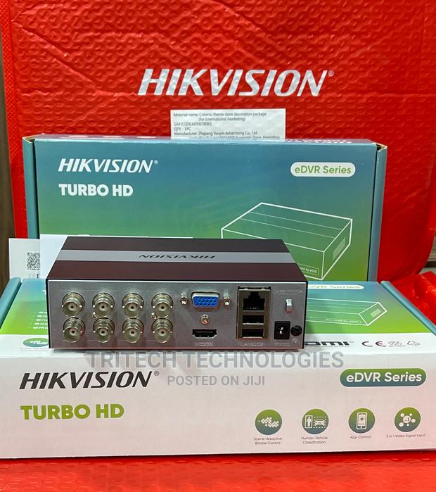 Hikvision 8ch EDVR 2mp(1080P) With 1tb SSD HDD · Photo 1