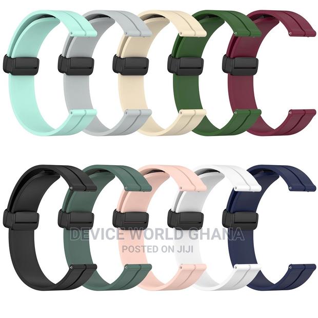Pz Silicone Magnetic Buckle Strap 4 Samsung Watch Huawei Etc · Photo 1