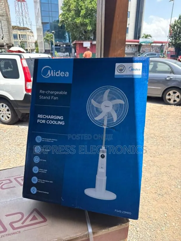 Less Expensive Midea 18”Fan Rechargeable · Photo 1