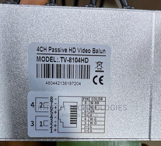 4channels Passive Video Balun Adapter Transmitter BNC To UTP · Photo 3