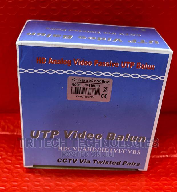 4channels Passive Video Balun Adapter Transmitter BNC To UTP · Photo 2