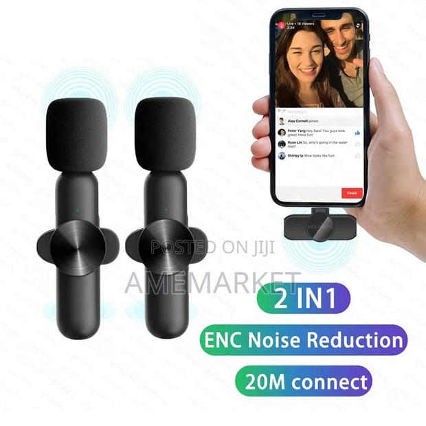 2in1 Double Wireless Microphone for iPhone Computer · Photo 4
