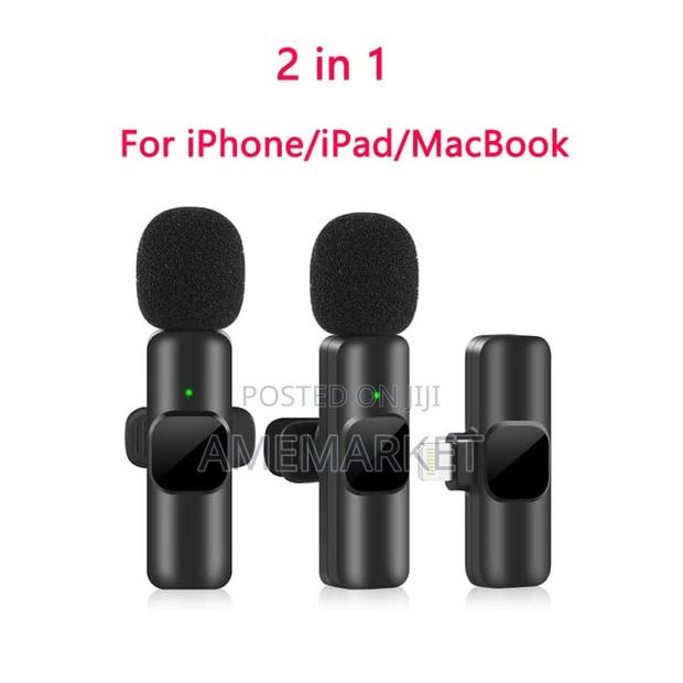 2in1 Double Wireless Microphone for iPhone Computer · Photo 1