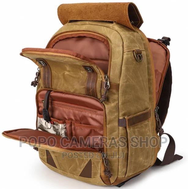 K-815 Leather And Canvas Camera Backpack · Photo 2
