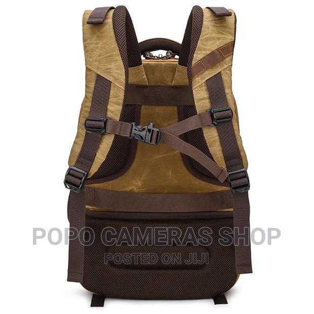K-815 Leather And Canvas Camera Backpack · Photo 4