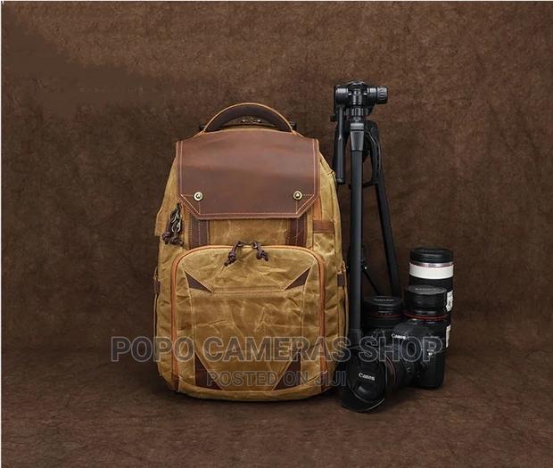 K-815 Leather And Canvas Camera Backpack · Photo 6