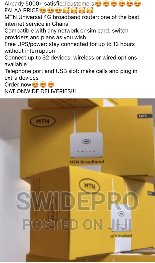 MTN Universal 4g Fast Broadband Router + Backup Battery · Photo 4