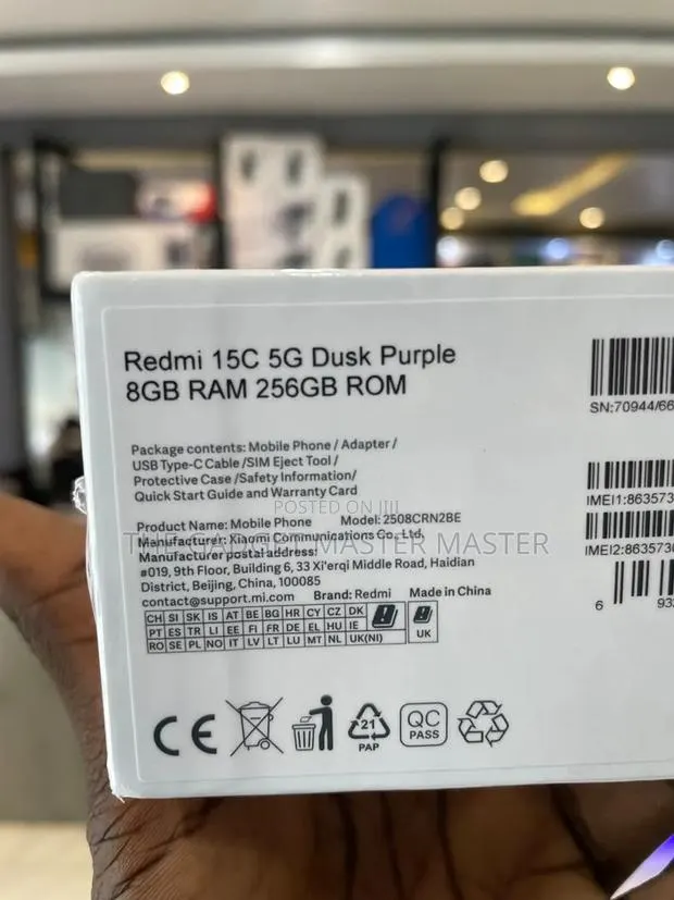 New Xiaomi Redmi 15 5G 256 GB Red · Photo 1
