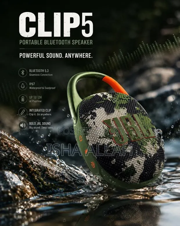 JBL Clip 5 Small Size ,Powerful Sound · Photo 1