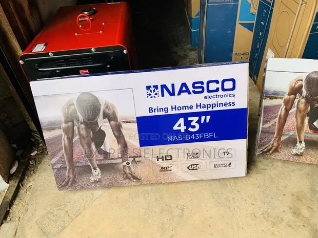 Limited Stock Nasco 43" Digital Satellite LED TV - NAS-J43FB · Photo 1