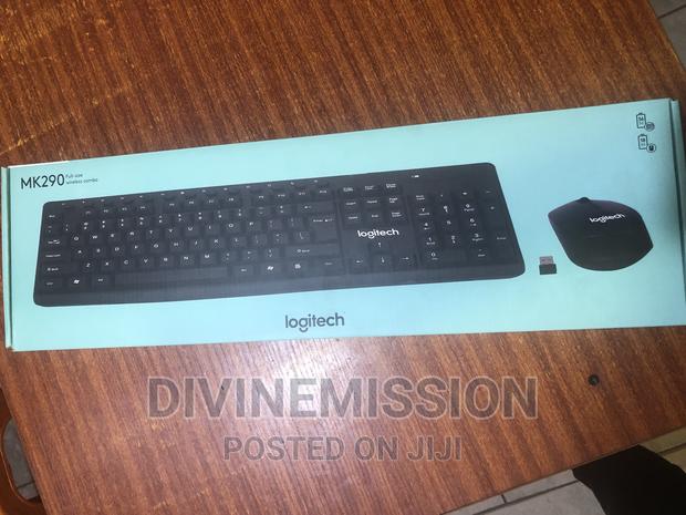 Logitech 290,Wireless Long Keyboard and Mouse · Photo 1