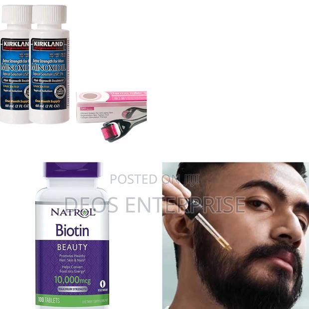 Kirkland Minoxidil Biotin Derma Roller · Photo 1