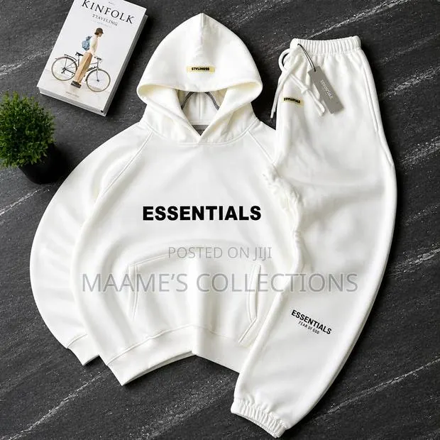 Essentials Unisex Fashion Hoodies Top and Down Set · Photo 1