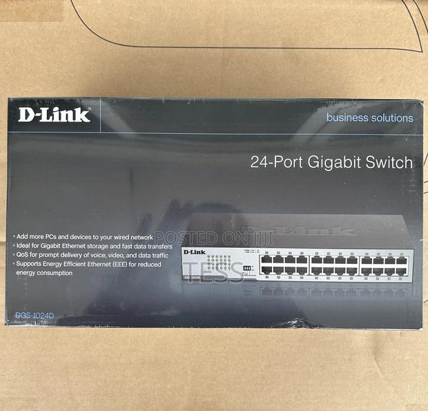 D-Link 24port Ethernet Unmanaged Gigabit Switch (Des-1024d) · Photo 1