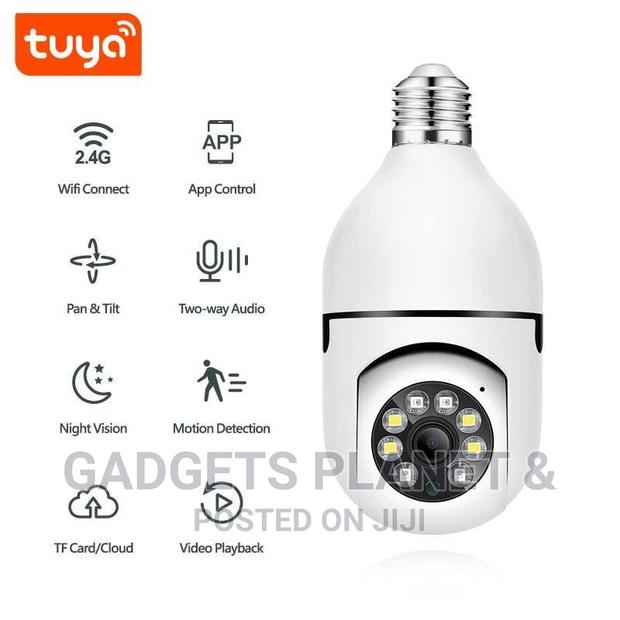 Wi-Fi Panoramic CCTV Camera - Bulb Design · Photo 3