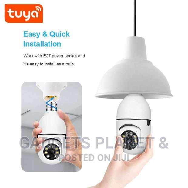 Wi-Fi Panoramic CCTV Camera - Bulb Design · Photo 4