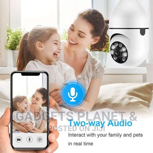Wi-Fi Panoramic CCTV Camera - Bulb Design · Photo 5
