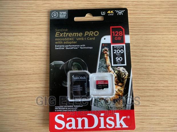 Sandisk 128gb Extreme Pro Micro Sd Card · Photo 1
