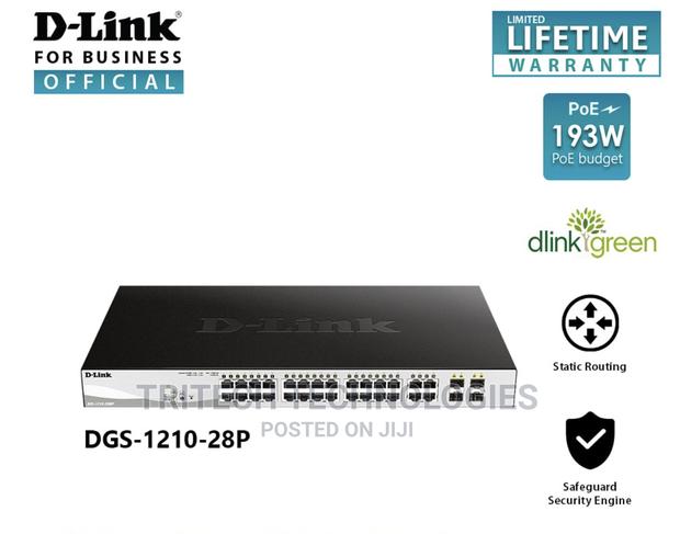 D-Link 28-Port Gigabit Smart Managed Switch DGS-1210-28P · Photo 4