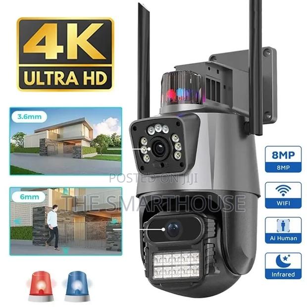 Smart Dual Lens CCTV Camera (Wired and Wireless) · Photo 1