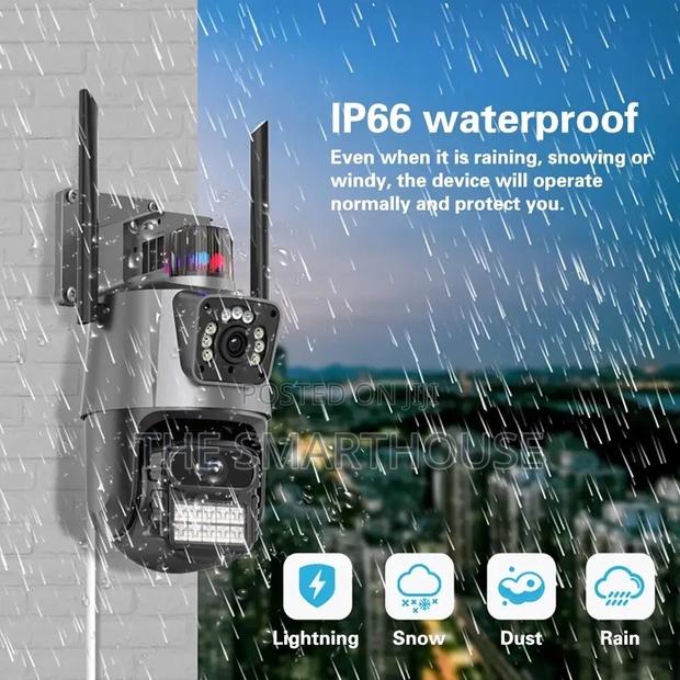 Smart Dual Lens CCTV Camera (Wired and Wireless) · Photo 5