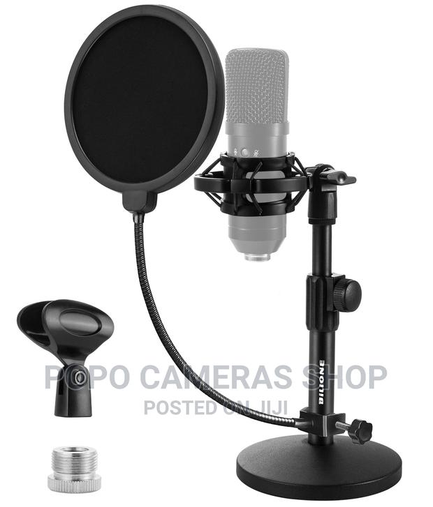 Dual Purpose Desktop Microphone Stand With Noise Filter · Photo 2