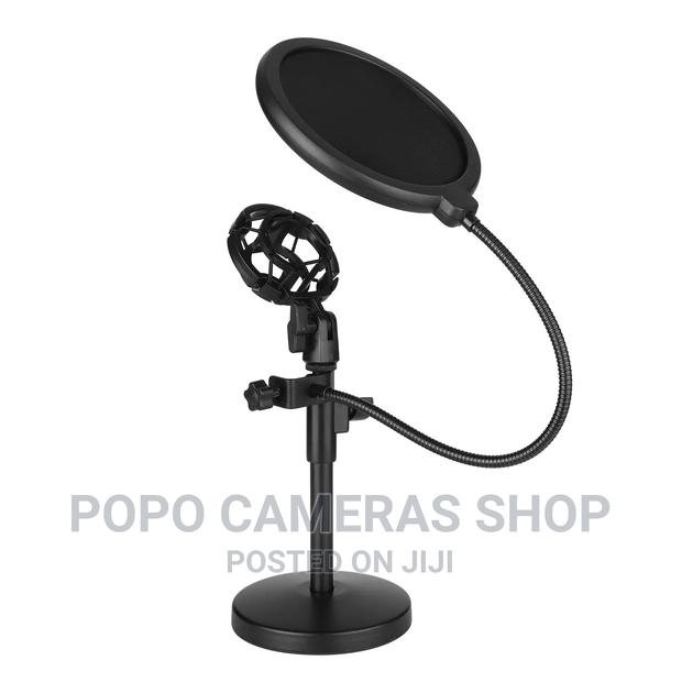 Dual Purpose Desktop Microphone Stand With Noise Filter · Photo 1