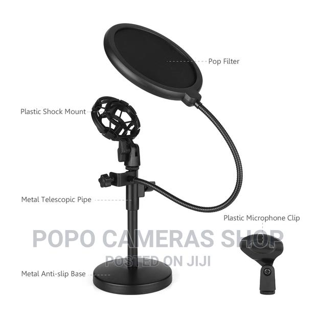 Dual Purpose Desktop Microphone Stand With Noise Filter · Photo 8