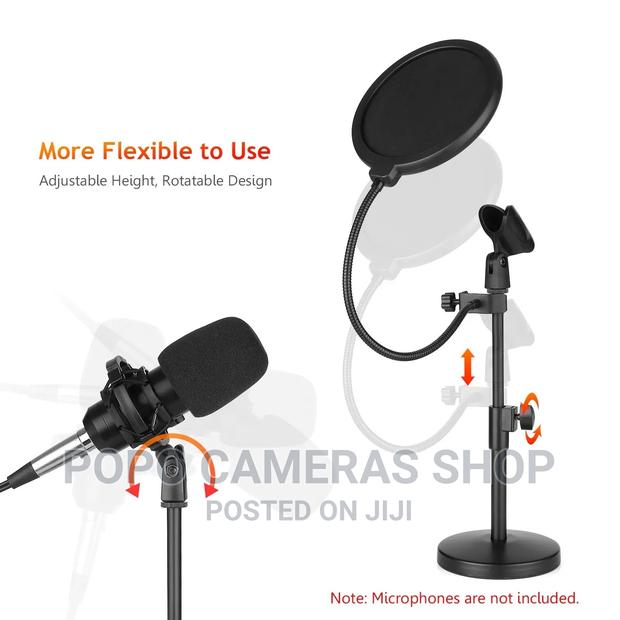 Dual Purpose Desktop Microphone Stand With Noise Filter · Photo 4