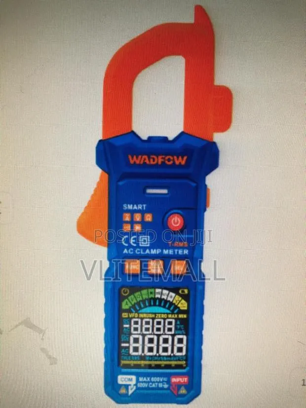 Wadfow Digital Ac Clamp Meter 6000 Counts 600a - Wdm6505 · Photo 1