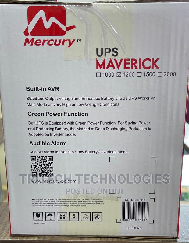 Mercury UPS 1200va Maverick · Photo 2