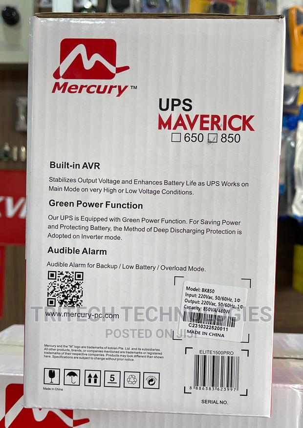 Mercury UPS 850va With Bulit-in Avr · Photo 2