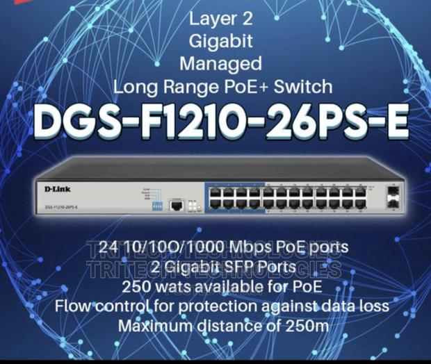 D-link 24port DGS-F1210-26PS-E Poe Smart Switch (Managed) · Photo 2