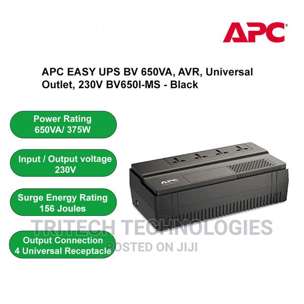 APC Easy UPS Bv 650va, Avr, Universal Outlet, 230V · Photo 1