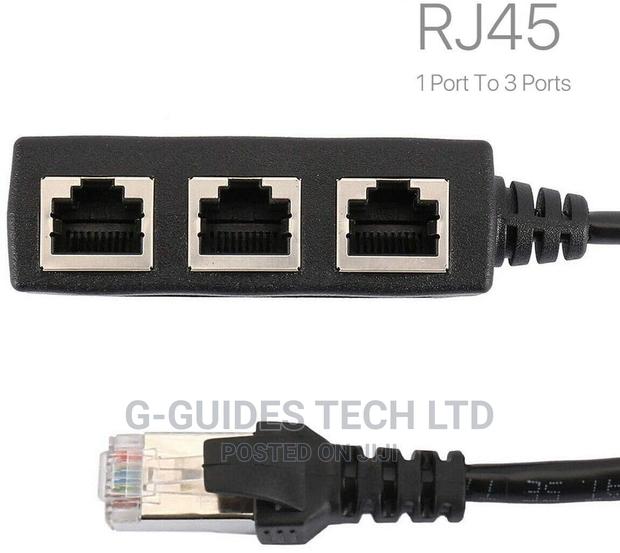 1 to 3 RJ45 Ethernet Extension, 3 in 1 RJ45 Splitter · Photo 2