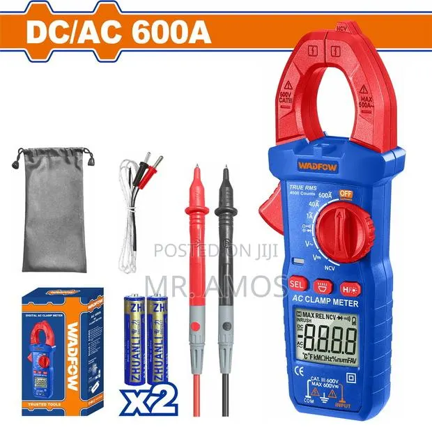 600a Dc/Ac Clamp Meter With Backlit Display - Wdm8602 · Photo 1