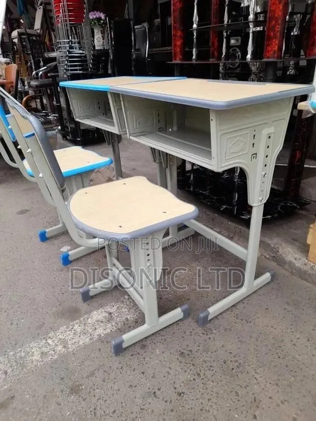 Height Adjustable School Children Studies Table and Chair · Photo 1