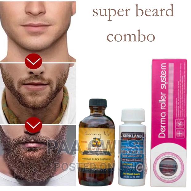 Kirkland Minoxidil , Castor Oil Extra Dark Derma Roller · Photo 1