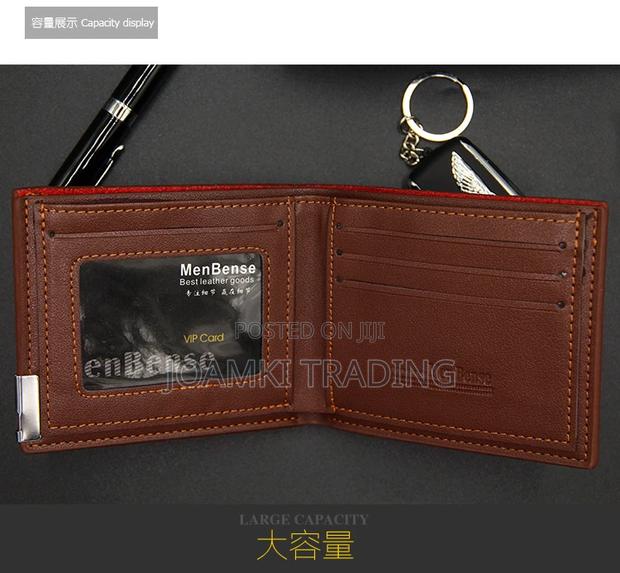 Men's Wallet Short Multifunctional Fashion Iron Edge Drawout · Photo 6