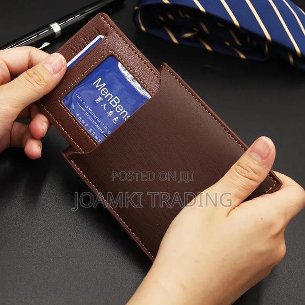 Men's Wallet Short Multifunctional Fashion Iron Edge Drawout · Photo 4