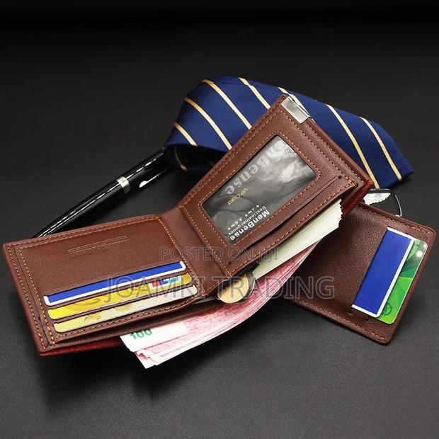 Men's Wallet Short Multifunctional Fashion Iron Edge Drawout · Photo 2