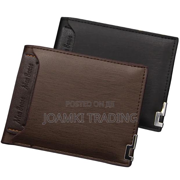 Men's Wallet Short Multifunctional Fashion Iron Edge Drawout · Photo 3