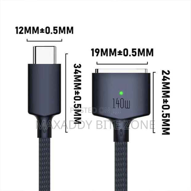 Type-c Male To Magnetic 3 Fast Charging Cable For Macbook · Photo 2
