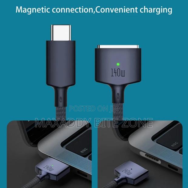 Type-c Male To Magnetic 3 Fast Charging Cable For Macbook · Photo 1